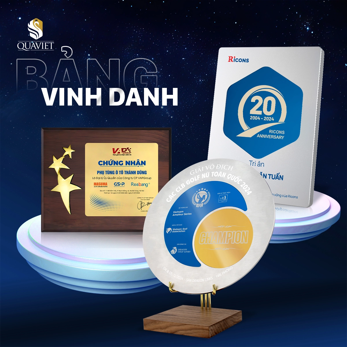 BẢNG VINH DANH